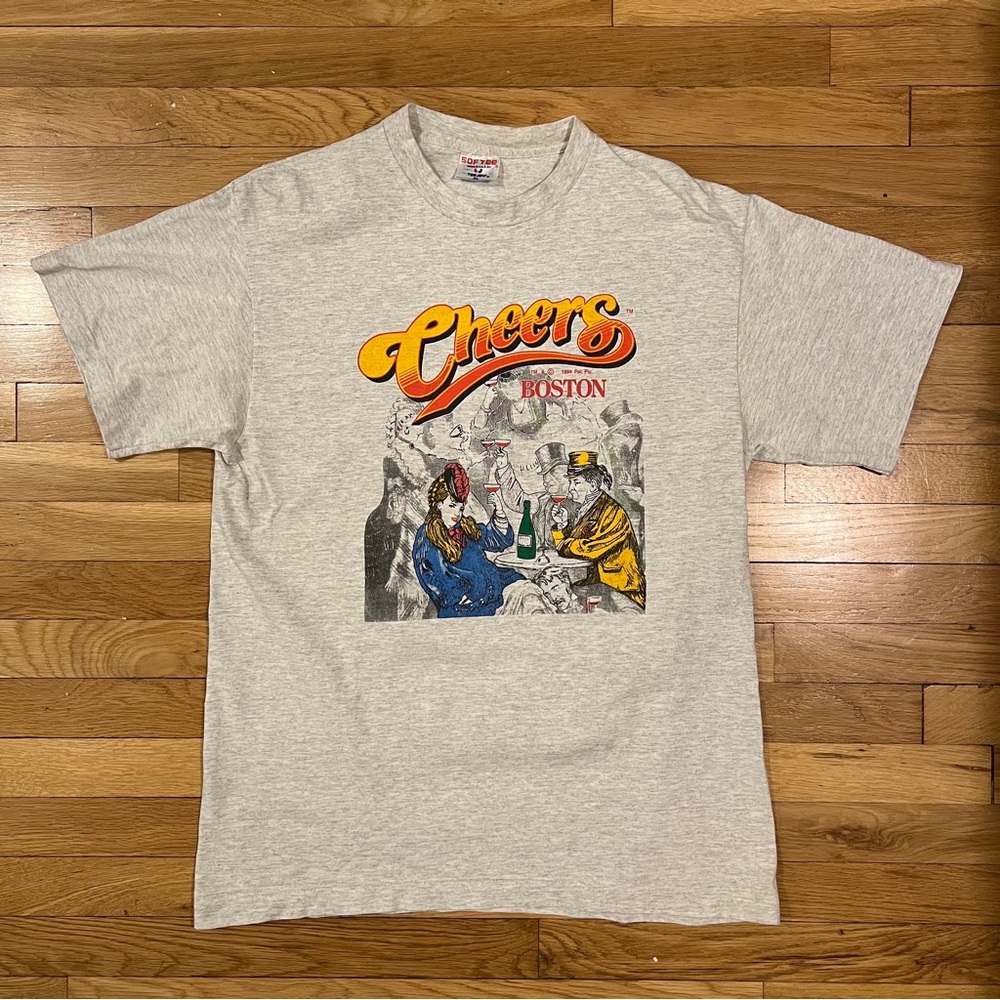 Vintage 1994 Cheers Boston Gray XL T Shirt